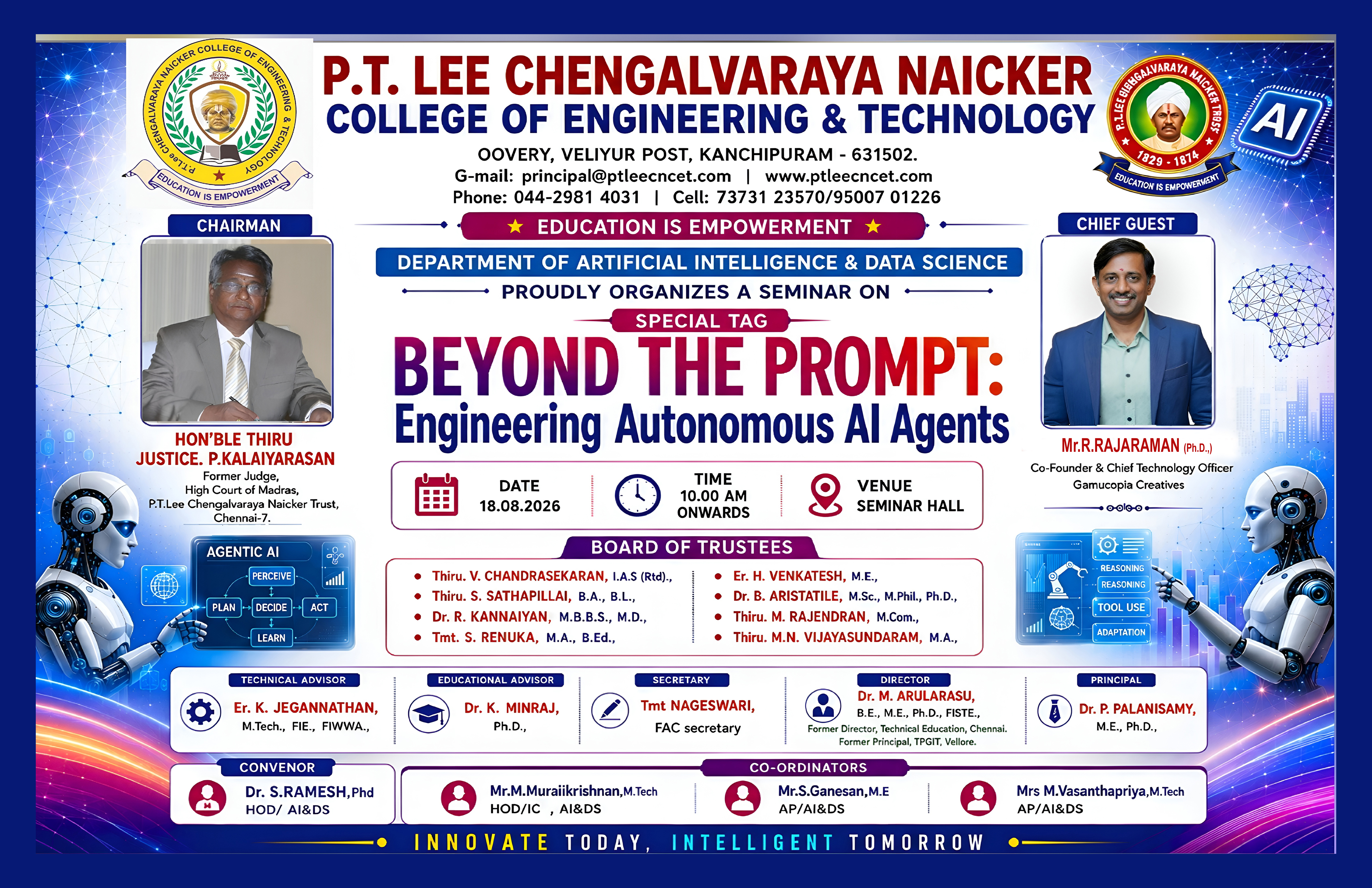 Dept of AI&DS  invites to all Seminar